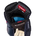 Guanti da hockey CCM JetSpeed FT6 Pro Navy/Red/White Junior