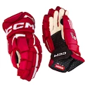 Guanti da hockey CCM JetSpeed FT6 Pro Red/White Junior