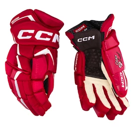 Guanti da hockey CCM JetSpeed FT6 Pro Red/White Junior