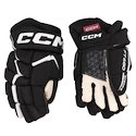 Guanti da hockey CCM JetSpeed FT680 Black/White Senior