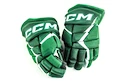 Guanti da hockey CCM JetSpeed FT680 Dark Green/White Junior
