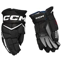 Guanti da hockey CCM JetSpeed FT8 Black/White Senior