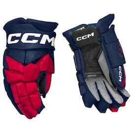 Guanti da hockey CCM JetSpeed FT8 Navy/Red/White Senior