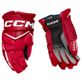 Guanti da hockey CCM JetSpeed FT8 Red/White Senior