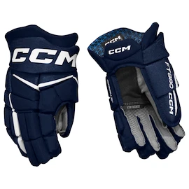 Guanti da hockey CCM JetSpeed FT880 Navy/White Senior