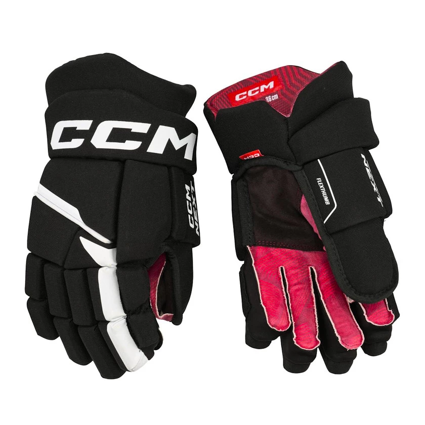Guanti da hockey CCM Next Black/White Senior