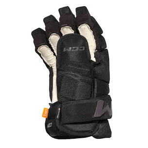 Guanti da hockey CCM Tacks 4 ROLL PRO 3 Black/Grey Senior 14 pollici