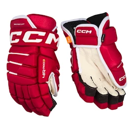 Guanti da hockey CCM Tacks 4 ROLL PRO 3 Red Senior