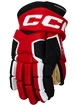 Guanti da hockey CCM Tacks AS 580 black/red/white Senior