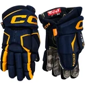 Guanti da hockey CCM Tacks AS-V navy/sunflower Junior
