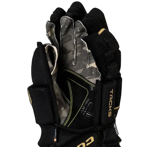 Guanti da hockey CCM Tacks AS-V PRO black/gold Junior