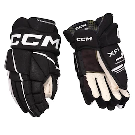 Guanti da hockey CCM Tacks XF 80 Black/White Senior