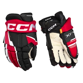 Guanti da hockey CCM Tacks XF PRO Black/Red/White Senior