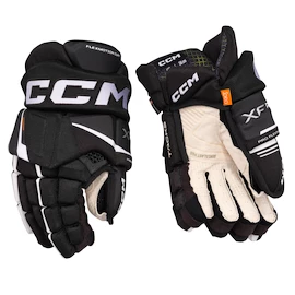 Guanti da hockey CCM Tacks XF PRO Black/White Senior