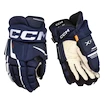 Guanti da hockey CCM Tacks XF PRO Navy/White Senior 15 pollici