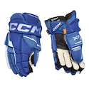 Guanti da hockey CCM Tacks XF Royal/White Senior 13 pollici
