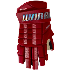 Guanti da hockey Warrior Alpha FR2 Pro Red Senior