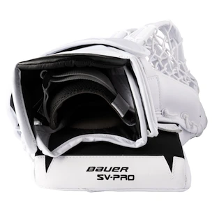 Guanto presa Bauer  SV-PRO White/Black Intermediate mano sinistra (regular)