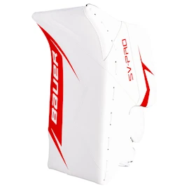 Guanto respinta da hockey Bauer SV-PRO White/Red Senior