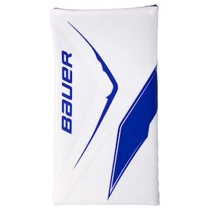 Guanto respinta da hockey Bauer Vapor FLYLITE White/Blue Senior mano destra (regular)