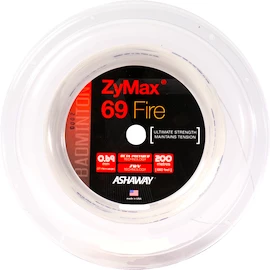 Incordatura da badminton Ashaway ZyMax 69 Fire white - 200 m