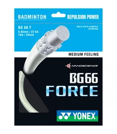 Incordatura da badminton Yonex BG66 Force (0.65 mm)