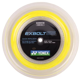 Incordatura da badminton Yonex Exbolt 65 Yellow (200 m)