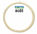 Incordatura da badminton Yonex  Micron BG65 White (0.70 mm)