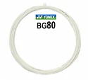 Incordatura da badminton Yonex  Micron BG80 White (0.68 mm)