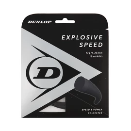 Incordatura da tennis Dunlop Explosive Speed Black 1.25 Set (12 m)