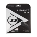 Incordatura da tennis Dunlop  Explosive Spin Black 1.25 Set (12 m)