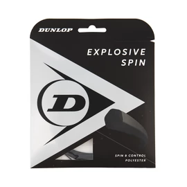 Incordatura da tennis Dunlop Explosive Spin Black 1.25 Set (12 m)