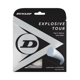 Incordatura da tennis Dunlop Explosive Tour Silver 1.25 Set (12 m)