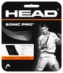 Incordatura da tennis Head   Sonic Pro Black 1.30 mm (12 m)  1,30 mm
