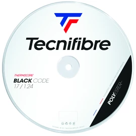 Incordatura da tennis Tecnifibre Black Code 1,24 mm (200m)