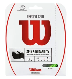 Incordatura da tennis Wilson Revolve Spin Green 1.25 mm