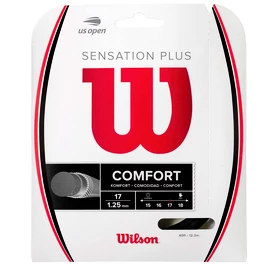 Incordatura da tennis Wilson Sensation Plus Black 1.34 mm
