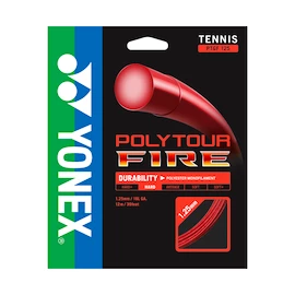 Incordatura da tennis Yonex Poly Tour Fire Red (12 m)