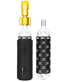 Kit testa gonfiaggio CO2 con cartucce PEATY'S Mtb (25g) - gold (ppr-hti-mtb-gld-12)