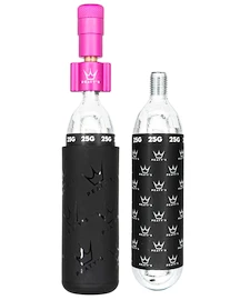 Kit testa gonfiaggio CO2 con cartucce PEATY'S Mtb (25g) - punch (ppr-hti-mtb-pun-12)