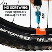 Kit testa gonfiaggio CO2 con cartucce PEATY'S  Road & gravel (16g) - punch (ppr-hti-rag-pun-12)