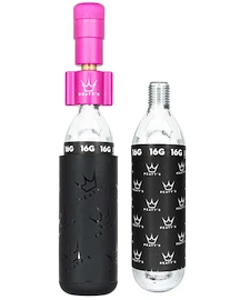Kit testa gonfiaggio CO2 con cartucce PEATY'S Road & gravel (16g) - punch (ppr-hti-rag-pun-12)
