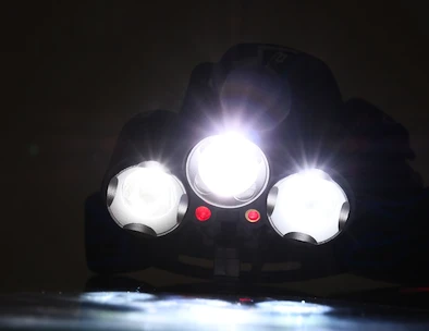 Lampada frontale Cattara  LED 400lm (1x XM-L+2x XP-E)