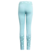 Leggings da bambina adidas Aeroready Up2Move Cotton Touch Training Stretch Mint Ton