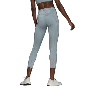 Leggings da donna adidas  Fast Impact Shiny Running 7/8 Magic Grey