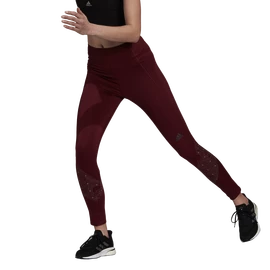 Leggings da donna adidas Own The Run Radically Reflective 7/8 Tights Shadow Red