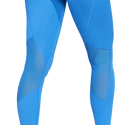 Leggings da donna adidas  Tech Fit Long 3-Bar Tights Bright Blue