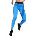 Leggings da donna adidas  Tech Fit Long 3-Bar Tights Bright Blue