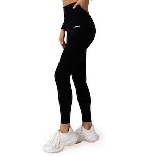 Leggings da donna GymBeam  FLO Ribbed Leggings Black XL