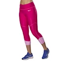 Leggings da donna Mizuno Core 3/4 Tight Pink Peacock S